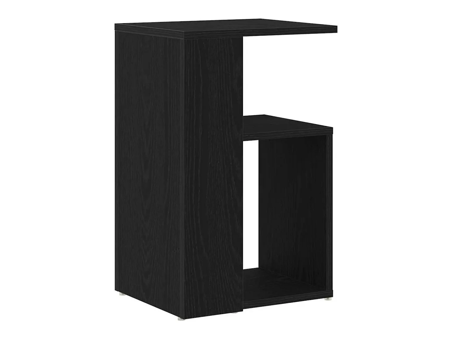 Mesa lateral Roble negro 36 x 30 x 56 cm Madera contrachapada