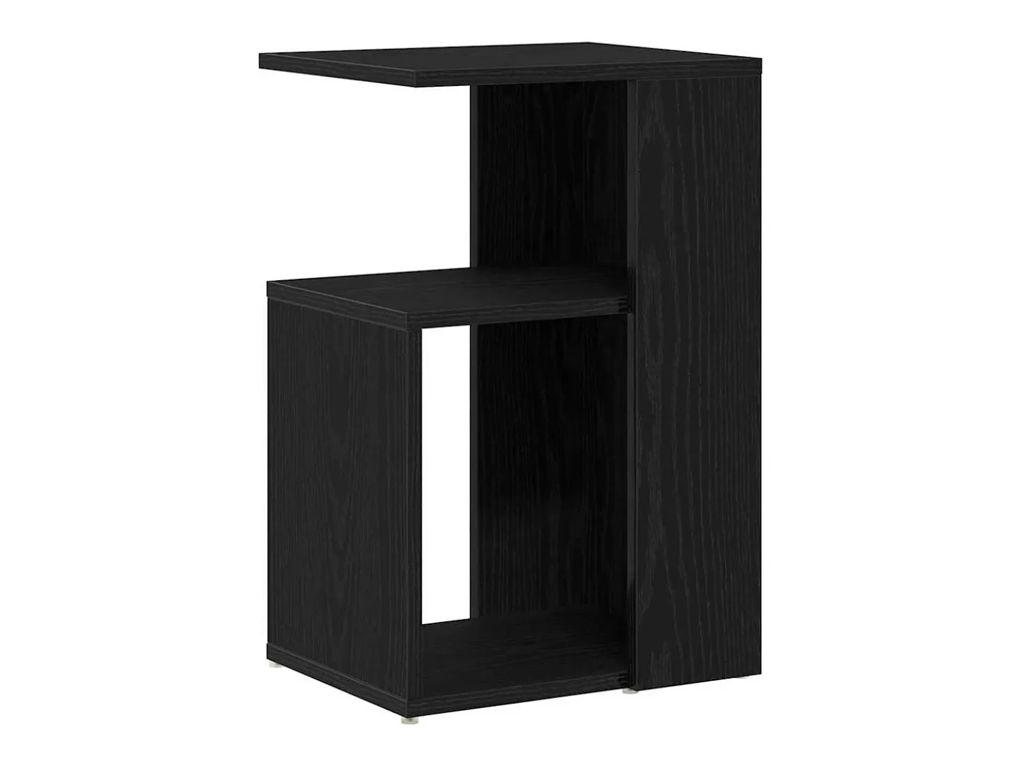 Mesa lateral Roble negro 36 x 30 x 56 cm Madera contrachapada