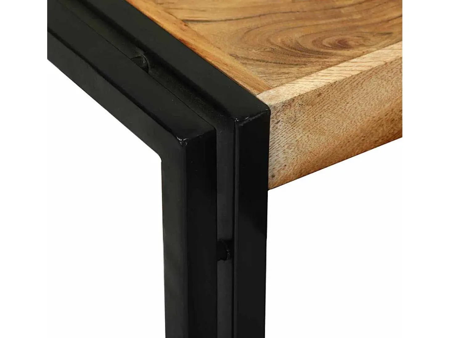 Mesa Nido 3 piezas Madera de acacia maciza y un metal