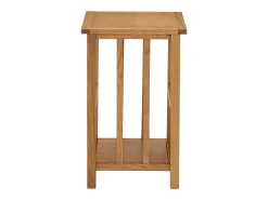 Mesa revistero madera maciza de roble 45x35x55 cm