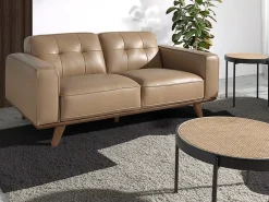 Mesa rincón redonda rattan, madera negra y acero negro 2109 ANGEL CERDA