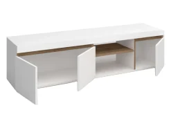 Mesa TV, Blanco Mate y Naturale, Mediano