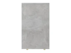 Mesas apilables 3 piezas madera contrachapada gris hormigón