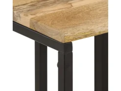 Mesas apilables 3 piezas madera maciza de acacia