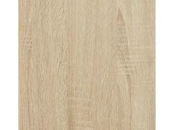Mesas auxiliares 3 pzas madera contrachapada color roble Sonoma
