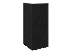 Mesas auxiliares 2 uds con estante negro 25,5x27x60 cm