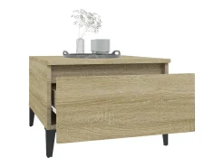 Mesas auxiliares 2 uds madera roble Sonoma 50x46x35 cm