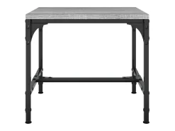 Mesas auxiliares 2 unidades contrachapada gris Sonoma 40x40x35 cm
