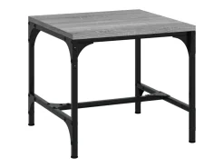 Mesas auxiliares 2 unidades contrachapada gris Sonoma 40x40x35 cm