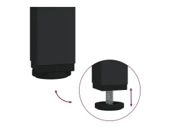 Mesas consolas 2 unidades madera de ingeniería roble ahumado