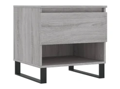 Mesas de centro 2 uds madera ingeniería gris Sonoma 50x46x50 cm ES58935
