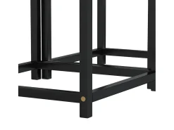 Mesas de centro 2 unidades MDF negro