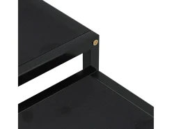 Mesas de centro 2 unidades MDF negro