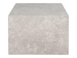Mesas de centro rectangulares PRAGUE – Efecto mármol beige