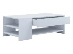 Mesas Tindus Blanco / Blanco AL. 35 x AN. 100 x P. 50 cm