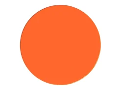 Mesita auxiliar de metal - Color: Naranja - TUVAMI
