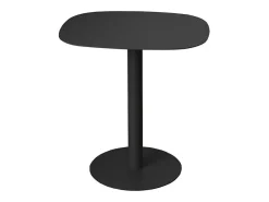 Mesita Auxiliar Salón, Metálica, Diseño Escandinavo, Funcional – Negro - 51*49*38 cm – SKANDY