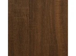 Mesitas auxiliares 3 piezas madera contrachapada marrón roble