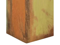 Mesitas auxiliares 2 piezas madera maciza reciclada