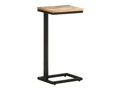 Mesitas auxiliares 2 uds madera reciclada 31,5x24,5x64,5 cm ES358133