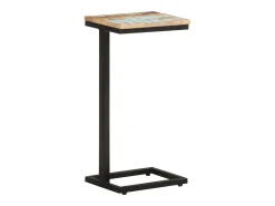 Mesitas auxiliares 2 uds madera reciclada 31,5x24,5x64,5 cm ES358133