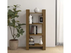 Modrin Estantería/divisor de espacios madera marrón miel 60x35x125 cm
