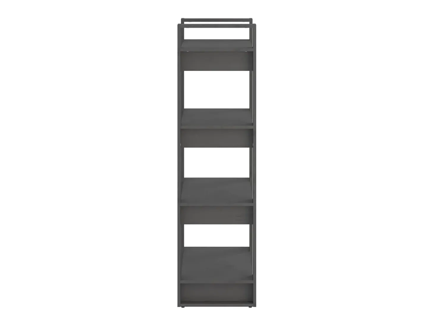 Modrin Estantería/divisor de espacios madera maciza gris 60x35x125 cm