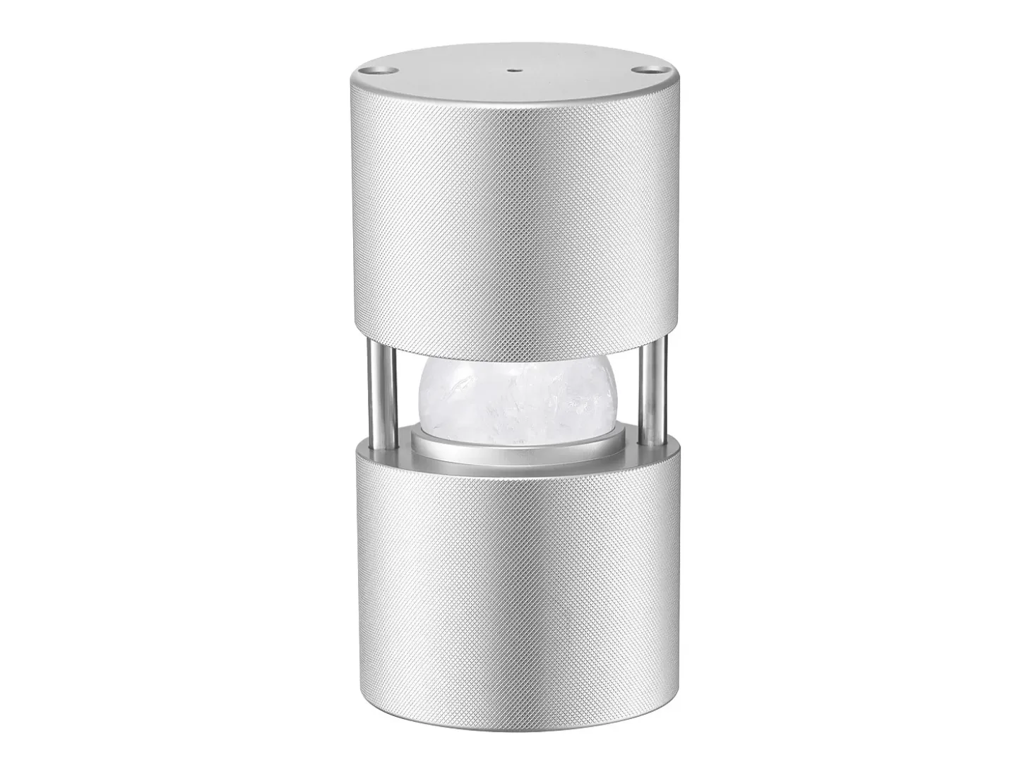 Molde de Hielo SucceBuy Prensa de Hielo, Kit de Máquina de Hielo de 5.3 cm para Whisky, Plata, Ideal para Bebidas y Fiestas