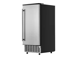 Máquina de Hielo Bajo el Mostrador SucceBuy, 36 kg/Día con Puerta Reversible Integrada