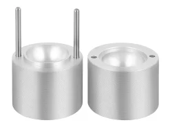 Máquina de Hielo SucceBuy 61 mm, Prensa de Hielo en Aluminio Redondo para Whisky, Plata