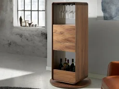 Mueble bar giratorio nogal 3115 ANGEL CERDA