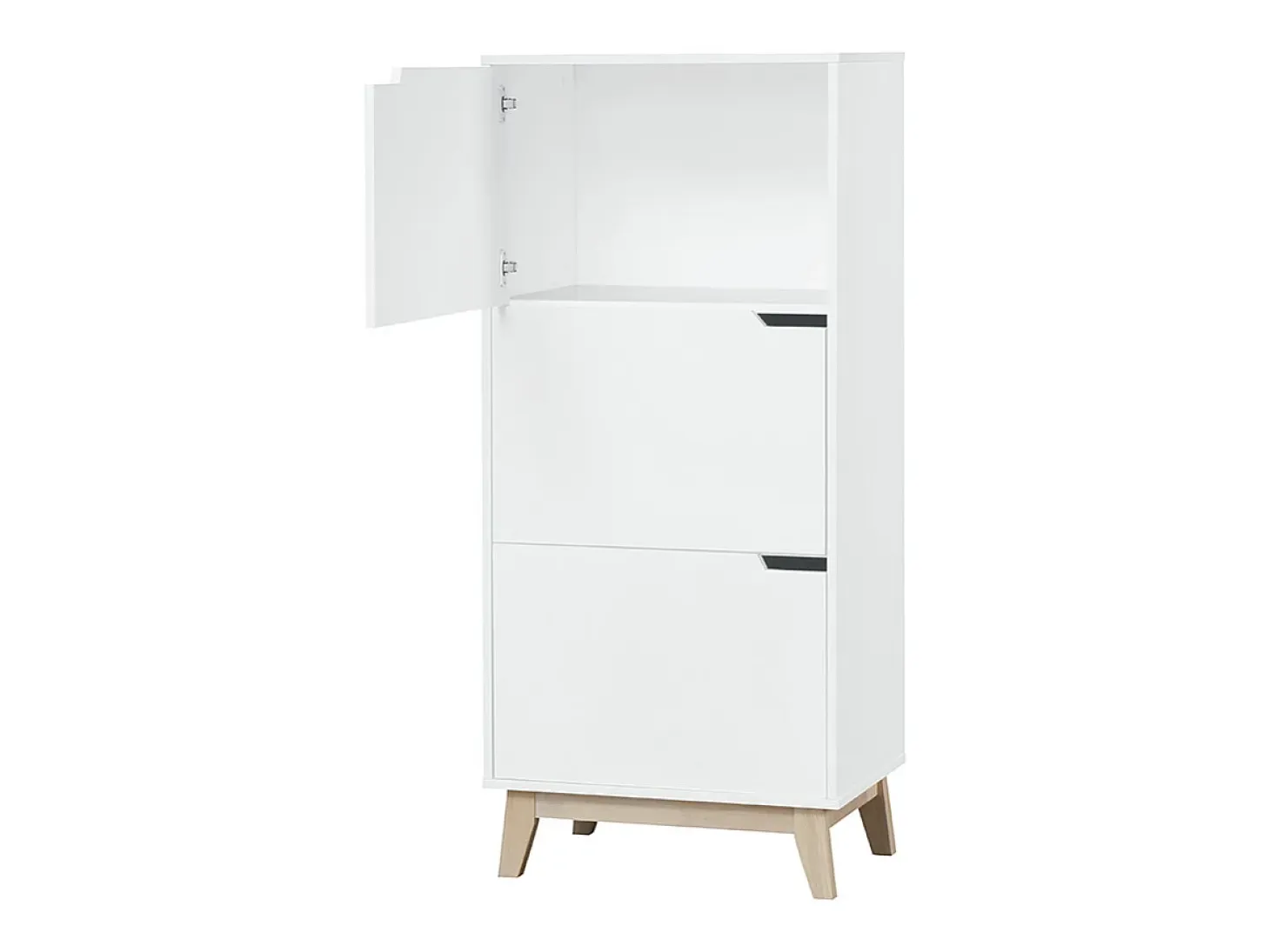 Mueble de almacenaje blanco 3 puertas LEENA