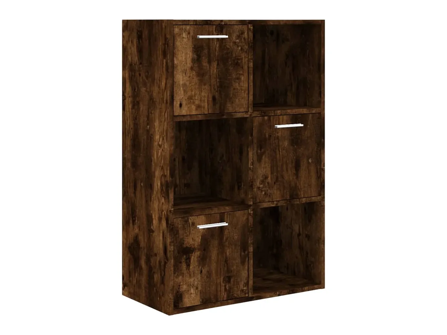 Mueble de almacenaje roble ahumado 60x29,5x90 cm