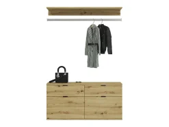 Mueble de almacenamiento 4 cajones – Roble claro – BODITE