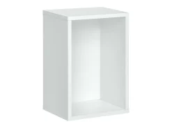 Mueble de entrada TORTH 1 – Conjunto completo – Color roble y blanco – Diseño moderno y práctico