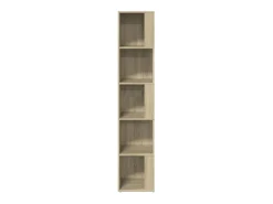 Mueble de esquina madera ingeniería roble Sonoma 33x33x164,5 cm