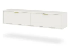 Mueble de pared para la televisión colgada Lexa 140 blanca