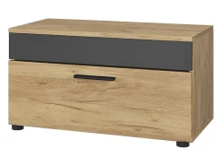 Mueble de salón oro power roble/antracita 70.8x35.3x38.9 berno