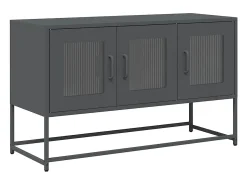 Mueble de TV acero laminado en frío antracita 100,5x39x60,5 cm