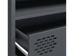 Mueble de TV acero laminado en frío antracita 202x39x43,5 cm