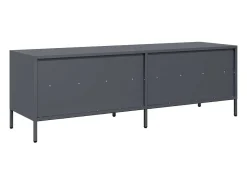 Mueble de TV acero laminado en frío antracita 135x39x43,5 cm