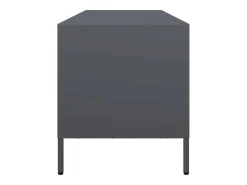 Mueble de TV acero laminado en frío antracita 135x39x43,5 cm