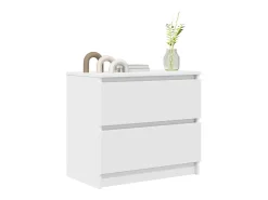 Mueble de TV blanco 60x35x54 cm madera contrachapada