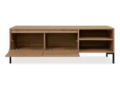 Mueble de TV con 2 abatibles y 2 nichos de 150 cm - Plock