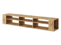 Mueble de TV con 6 compartimentos - Imitación roble - 175 cm - WALL