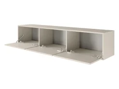 Mueble de TV con 3 puertas – gris cachemira – 150 cm – FRAMME