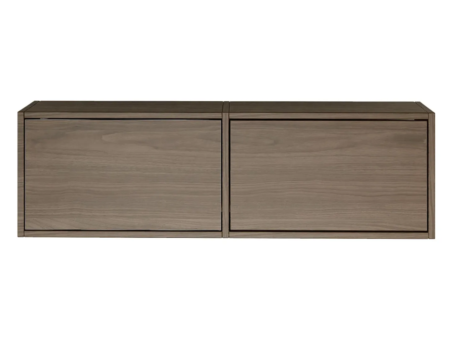 Mueble de TV con 2 puertas – acabado nogal – 100 cm – FRAMME