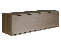 Mueble de TV con 2 puertas – acabado nogal – 100 cm – FRAMME