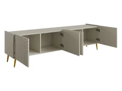 Mueble de TV con 4 puertas - Beige - NORSIM de Pascal Morabito