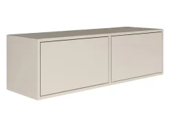 Mueble de TV con 2 puertas – gris cachemira – 100 cm – FRAMME